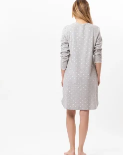 Chemise de nuit Chamade gris chiné