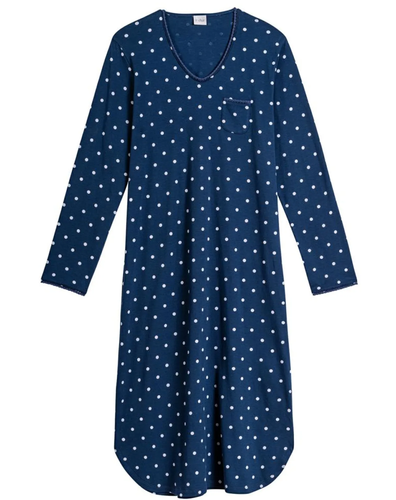Chemise de nuit Chamade prusse