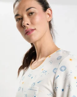 Chemise de nuit Céleste écrue