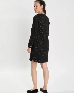 Chemise de nuit Céleste noire