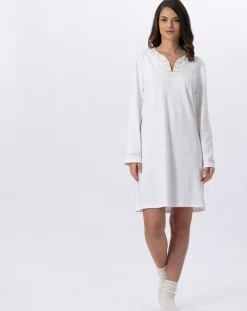 Chemise de nuit Felicita écru/multicolore