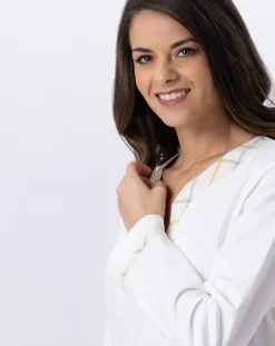 Chemise de nuit Felicita écru/multicolore