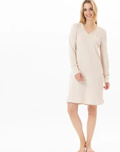 Chemise de nuit Garance doré/écru