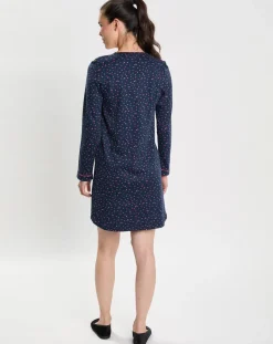 Chemise de nuit Holly bleu marine
