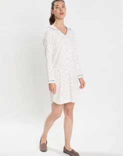 Chemise de nuit Holly écrue