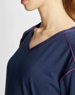 Chemise de nuit Slow bleu marine