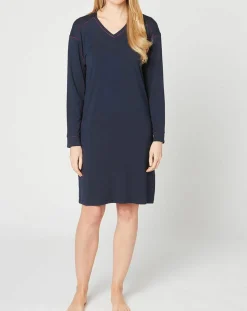 Chemise de nuit Slow bleu marine