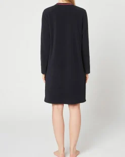 Chemise de nuit Teddy bleu marine