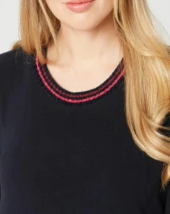 Chemise de nuit Teddy bleu marine