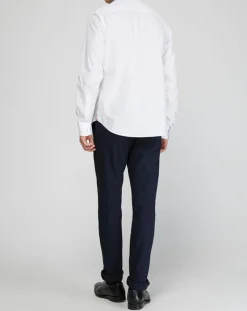 Chemise droite Popeline blanche