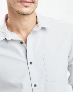 Chemise droite Straight Up gris clair