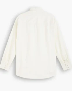 Chemise en Coton & Chanvre Dorsey XL oversize Western écrue