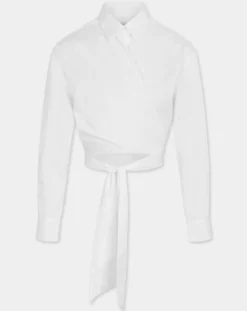 Chemise en Coton à nouer Adi blanche