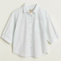 Chemise en Coton Ave blanche
