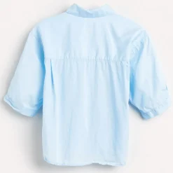 Chemise en Coton mélangé Ave bleu clair