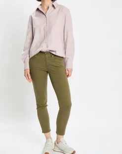 Chemise en Flanelle manches ballons violet clair