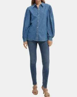 Chemise en Jean bleue