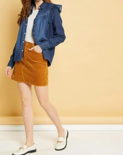 Chemise en jean Blue Gilda aged wash