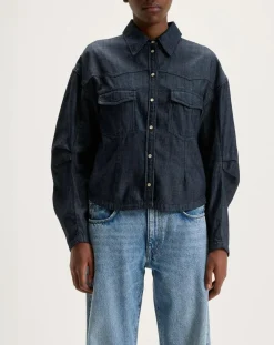 Chemise en jean Kapla 60s stone wash