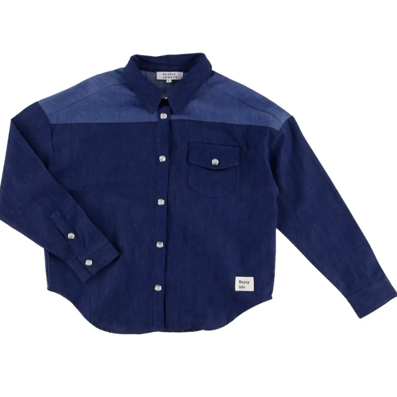 Chemise en Jean épais Josy en Coton bio stone