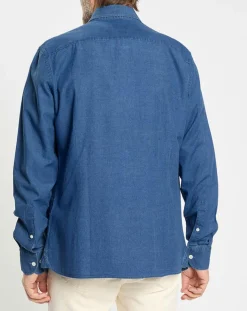 Chemise en Jean Slim Fit bleu moyen