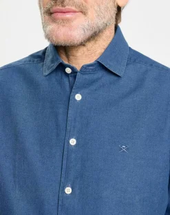 Chemise en Jean Slim Fit bleu moyen