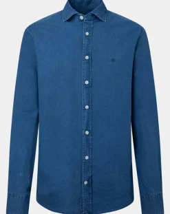 Chemise en Jean Slim Fit bleu moyen