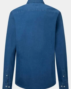 Chemise en Jean Slim Fit bleu moyen