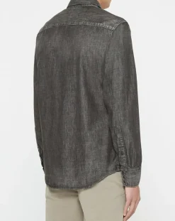 Chemise en Jean Slim Fit gris foncé