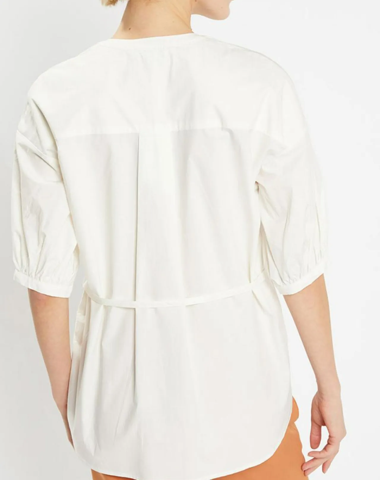 Chemise en Popeline de Coton Bio Misto écrue