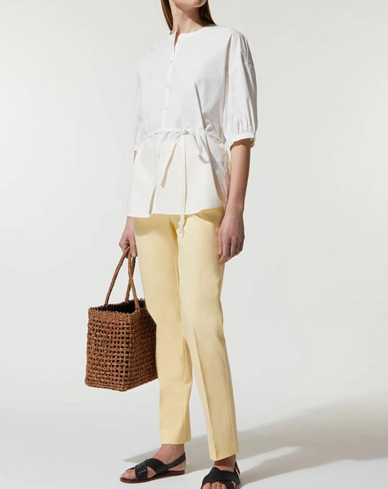 Chemise en Popeline de Coton Bio Misto écrue