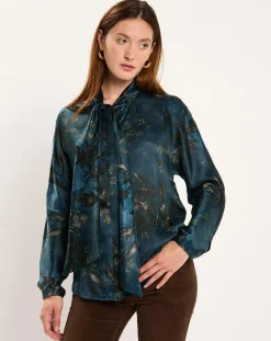 Chemise en Soie mélangée Moon kyoto