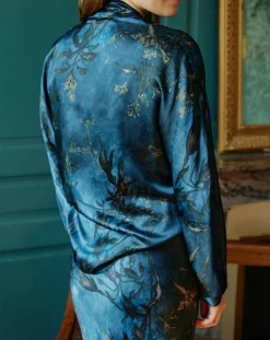 Chemise en Soie mélangée Moon kyoto