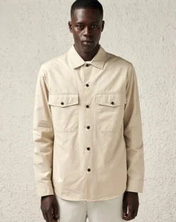 Chemise en Twill de Coton Francis casual beige