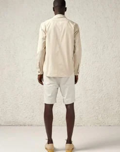 Chemise en Twill de Coton Francis casual beige