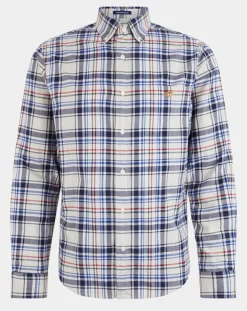 Chemise en Twill Regular Fit à carreaux multicolore