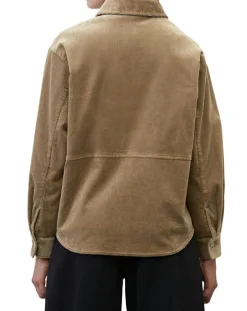 Chemise en Velours côtelé marron