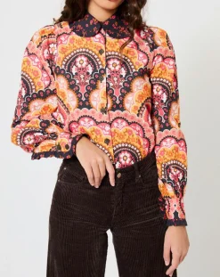 Chemise Fall Winter Mix imprimée rose/multicolore