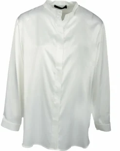 Chemise fluide satinée Jena écrue