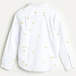 Chemise Ganix en Coton imprimée blanche