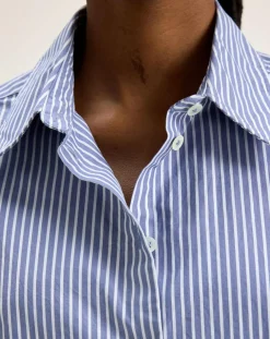 Chemise Gedeon rayée bleue