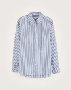 Chemise Gedeon rayée bleue