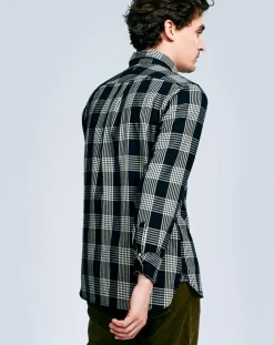 Chemise Glenh à carreaux noir/blanc
