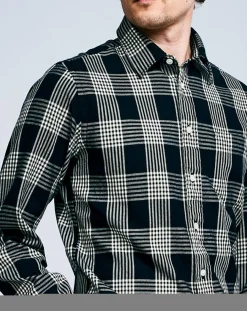 Chemise Glenh à carreaux noir/blanc