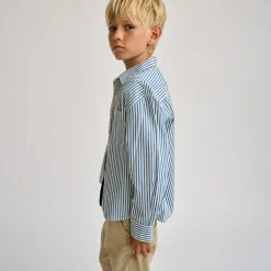 Chemise Gulian rayée bleue