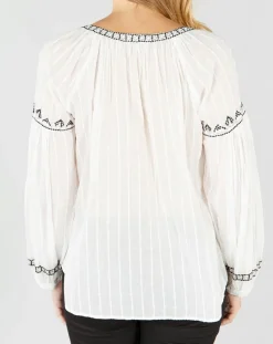 Chemise Havane blanc cassé