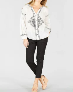 Chemise Havane blanc cassé