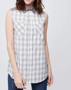 Chemise imprimé gris/blanc