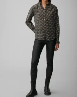 Chemise imprimée all-over multicolore