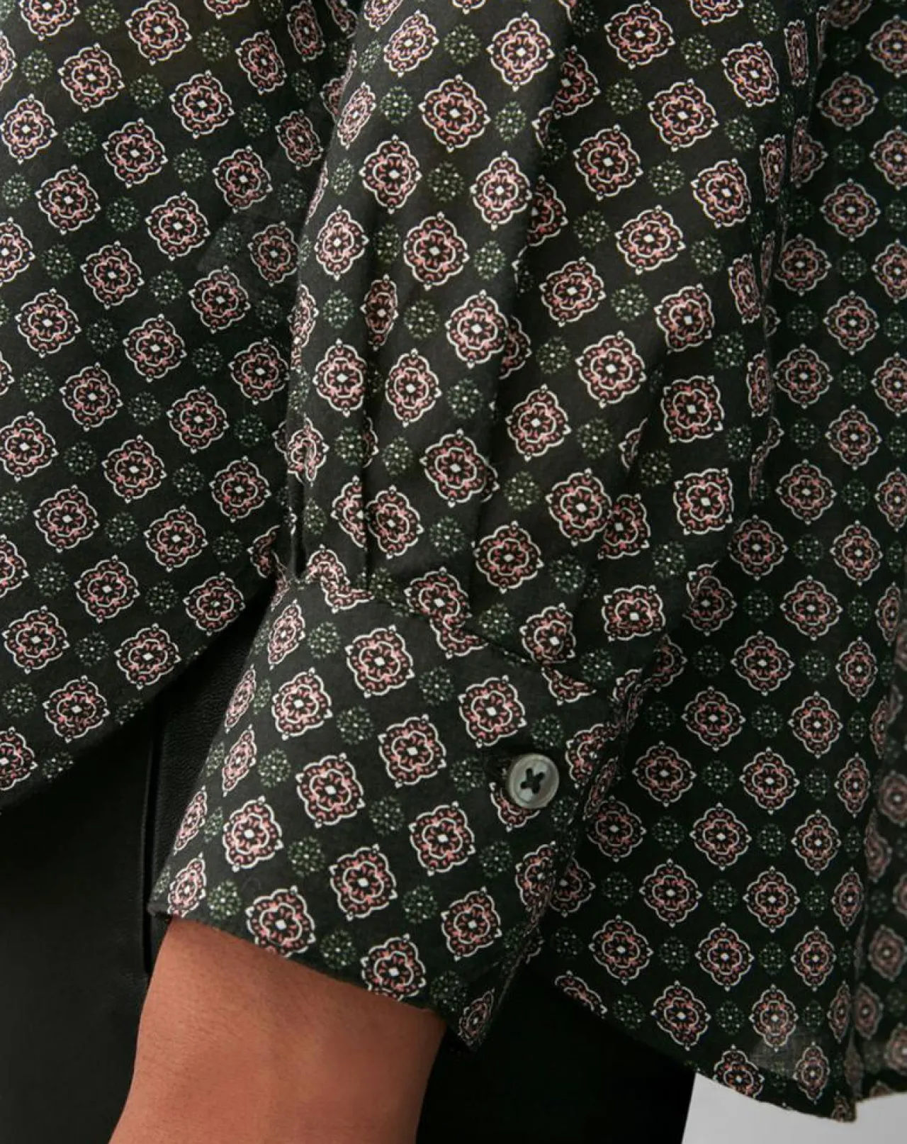 Chemise imprimée all-over multicolore